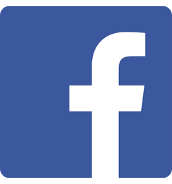 Facebook logo detail