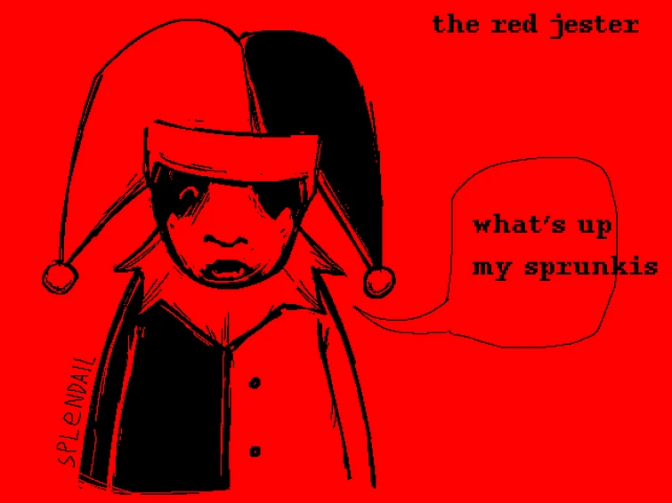 red jester thingy | Fandom