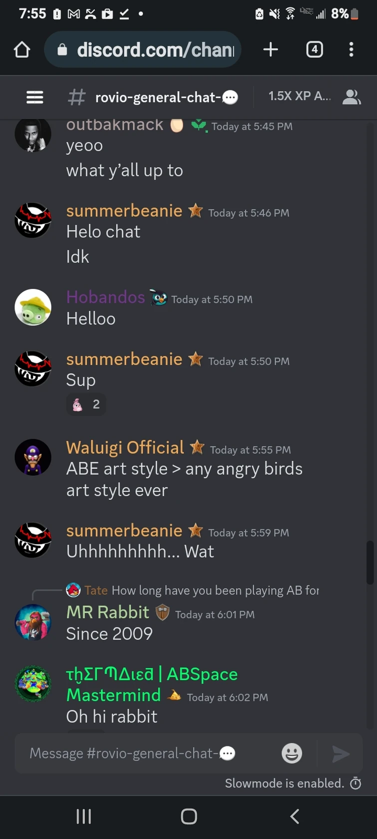 Random discord stuff no one asked for... Fandom