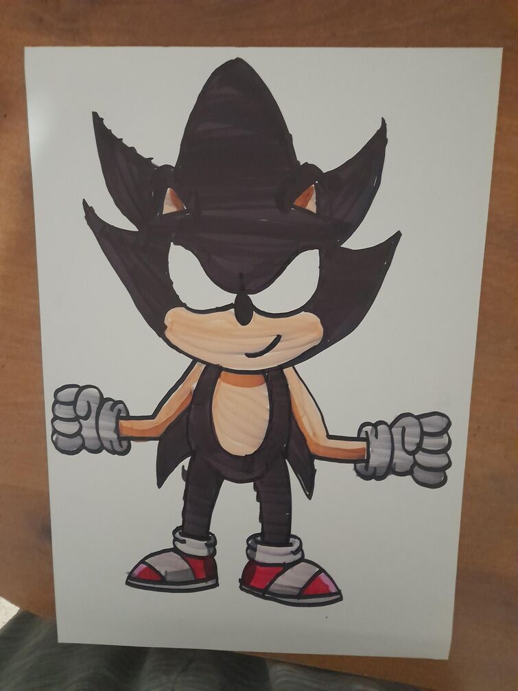 Dark Sonic Drawing