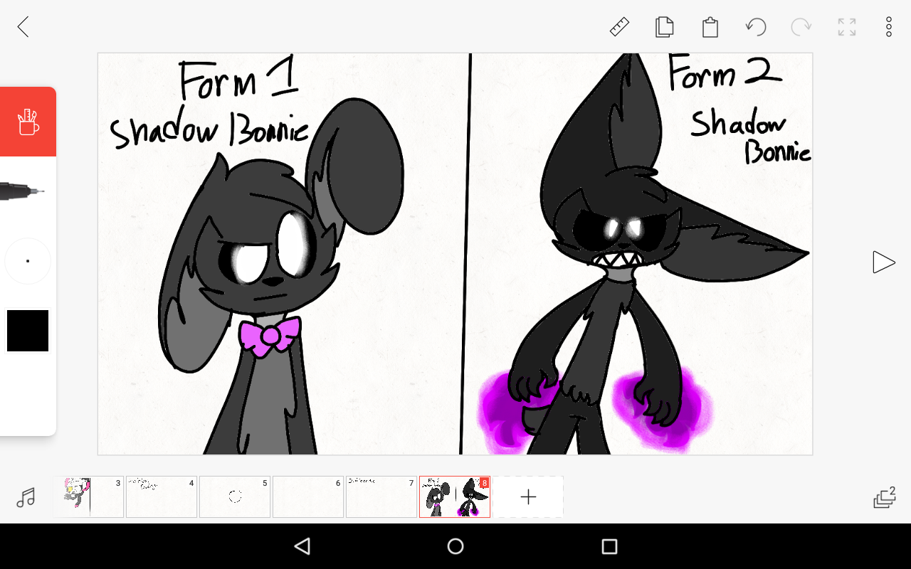 Shadow Bonnie :3  Fnaf drawings, Fnaf art, Fnaf