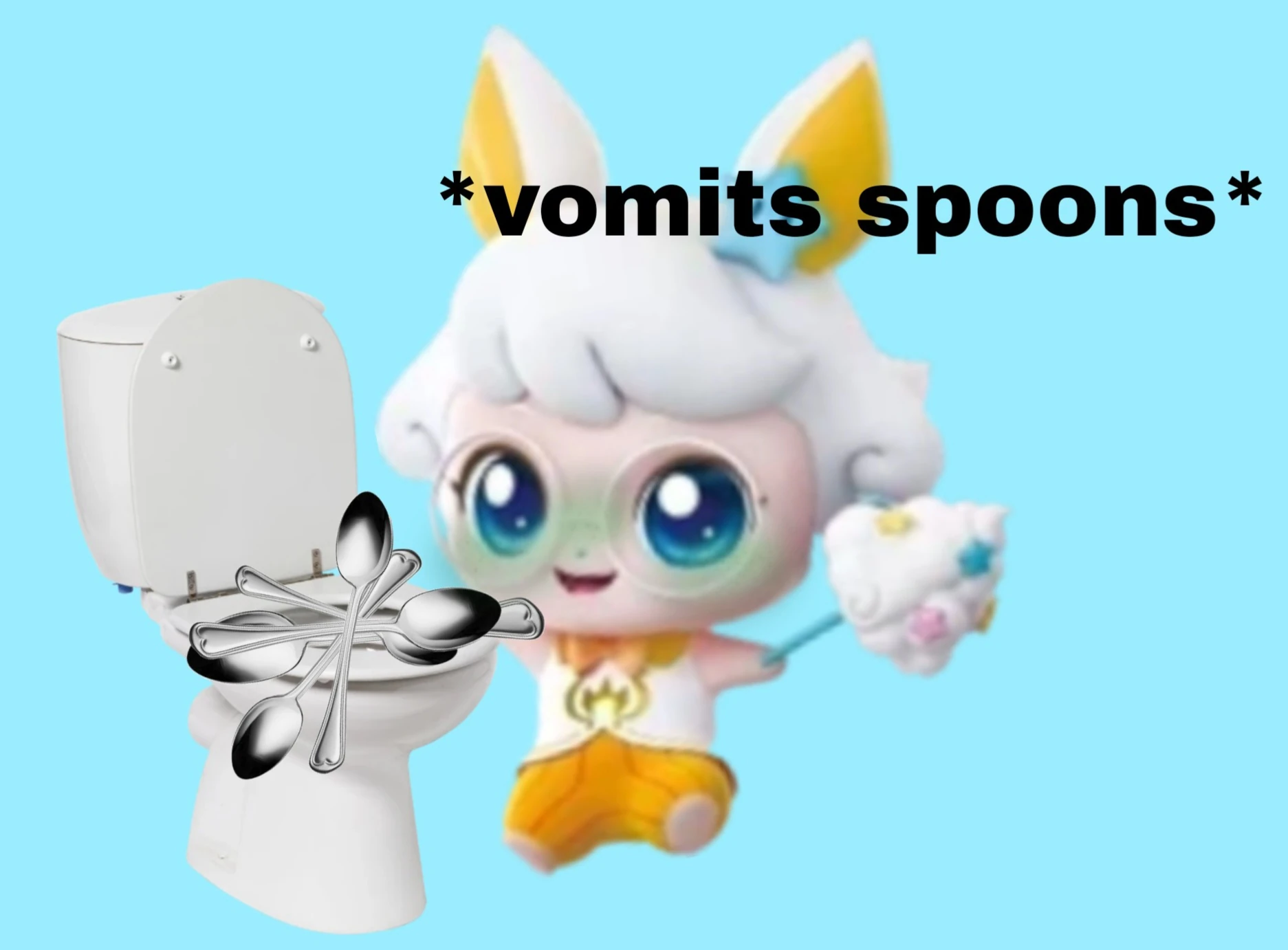 Trueping vomiting spoons Fandom