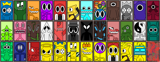 Art of official and fanmade (by me) Rainbow Friends! | Fandom