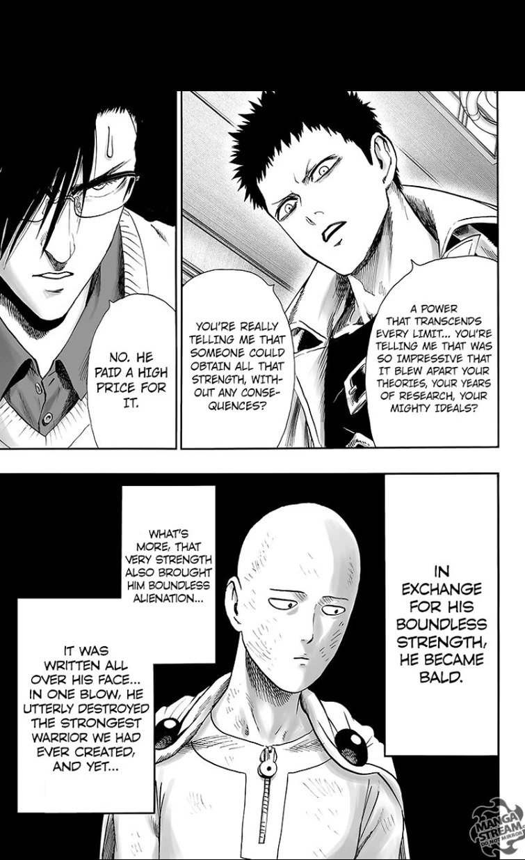 does saitama have infinite power if he trains cause he removed his