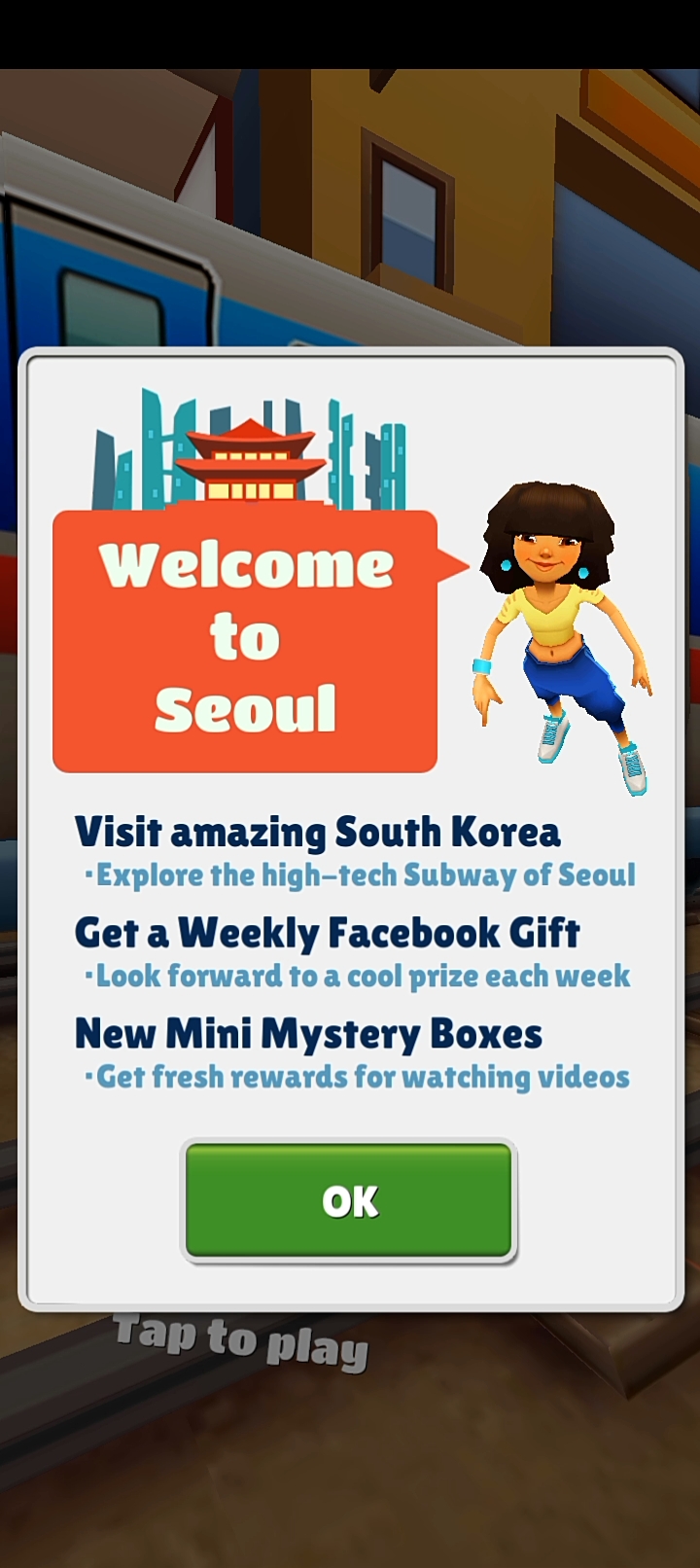 Subway Surfers takes you to Seoul, bring a new character with you