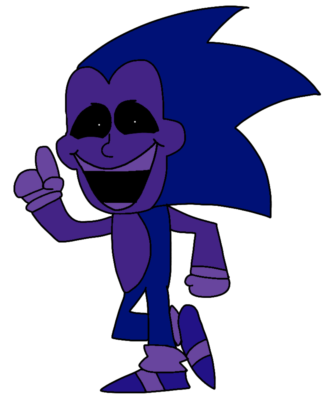 I Made This. Majin sonic is actually just sonic With a human Face and  Purple shading : r/FridayNightFunkin