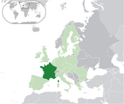 Frankrijk map