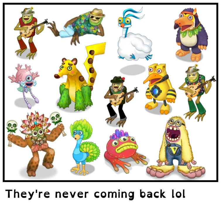 Monster Choir variants I don't think would ever return as 1derland costumes  | Fandom