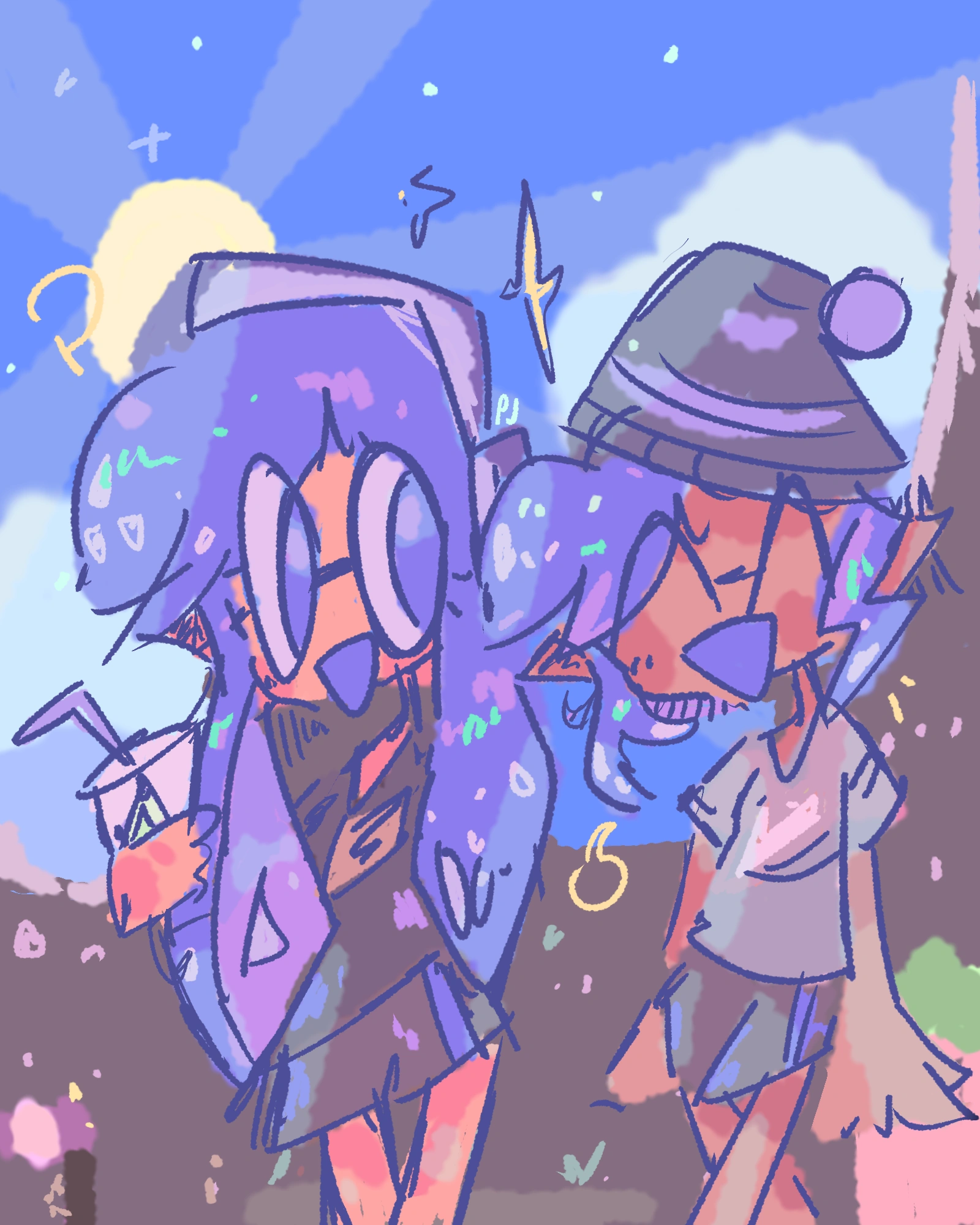 Bobble and Headphones doodle!! Fandom