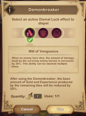 Demonbreaker Use