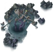 The Sunken Lands, as viewed from The World Map.