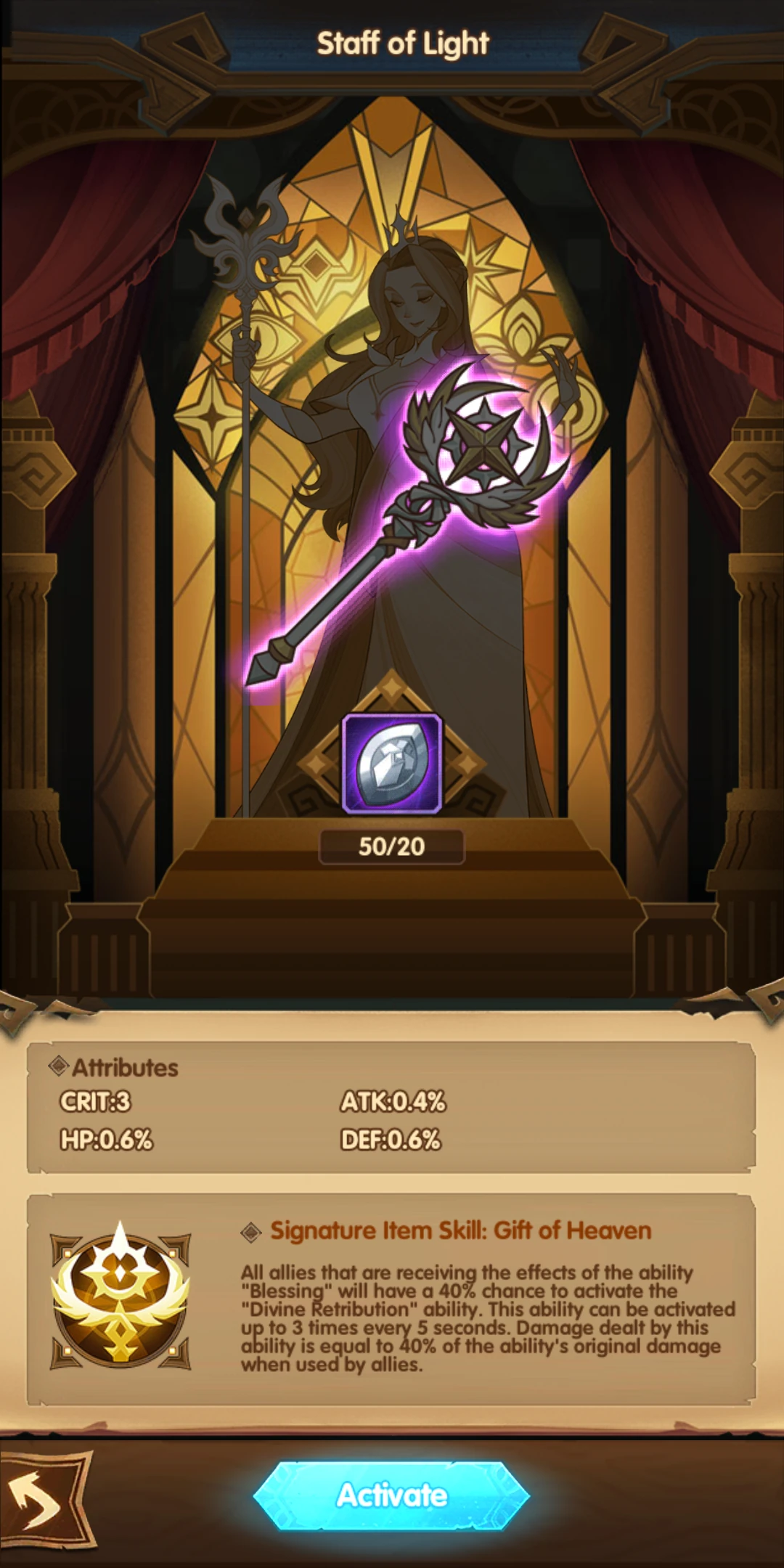 Signature Items AFK Arena Wiki Fandom