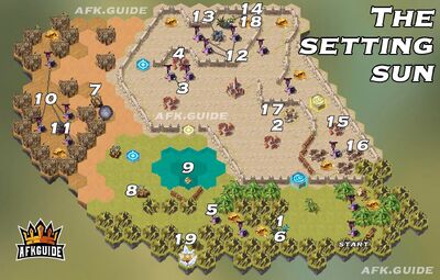 Setting Sun Map