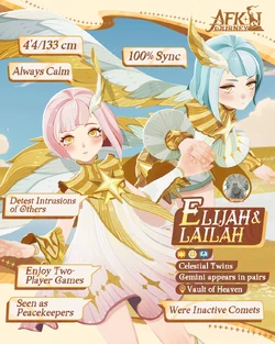 ※訳アリ 説明必読！ イルネージュ まとめ Elijah & Lailah/Lore | AFK Journey Wiki | Fandom