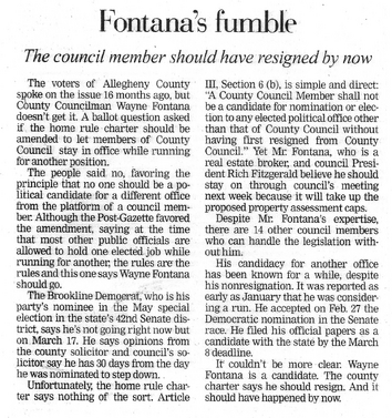 Wayne Fontana Fumbles-P-G-editorial