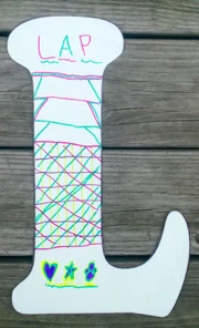 "L" for "Lap"Laps were run and swum. Back and forth, back and forth, better fitness with more motion. Patterns develop as do people.