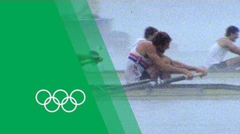 The famous Coxed 4 recount the 1984 Olympics Moments in Time