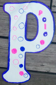 "P" for "Polo"Polka dots on the "P" too.