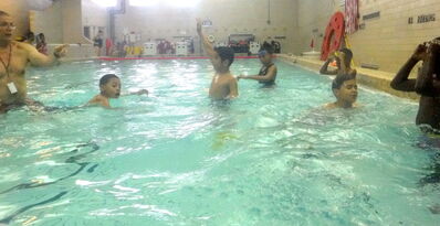 D for demnonstration.  raises hand so he can demonstrate the next skill to the coach and squad.