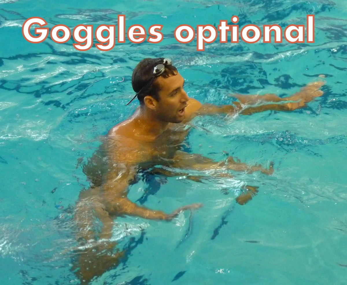 Egg beater kick A for Athlete Fandom