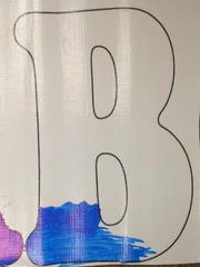 This "B" is a work in progress