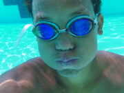 Underwater portrait