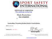 Sudden Cardiac Course certificate-Mark Rauterkus