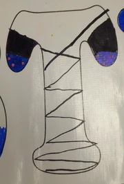 "T" for "Tie"  Tie your shoe. Tie your water polo cap. Tie your neck tie, teachers