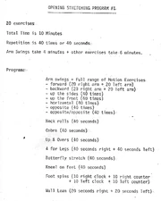 10-minute exercise routine.