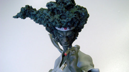 The figurines for Afro Samurai were only offered to the first people to pre...