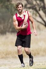 Mitch doing football.