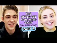 Hero Fiennes Tiffin and Josephine Langford from "After We Collided" Play Superlatives