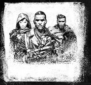 Персонажі Afterfall: Reconquest. Жнець - у центрі.