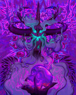 Artwork of Satan, released on 4/20/2018. (Tumblr)