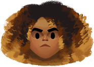 Wormhorn's mask of Lola.