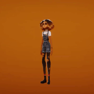 A turnaround of Lola's model. (Converted to GIF; original)