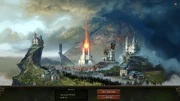 As you purchase Upgrades, The Citadel fills in with more buildings.