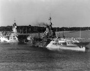 HMS Unicorn (I72) and HMS Illustrious (R87) 1944