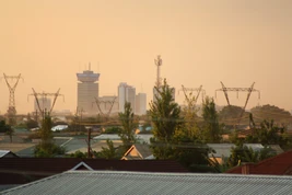 Lusaka at dusk
