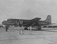 A VC-54C being prepped in 1948.
