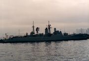 HMAS Stuart in Hong Kong, 1989