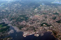 An aerial view of Oslo.