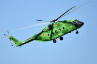 A Mil Mi-38T of the  in flight.