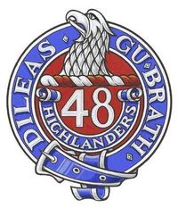 48 Highrs Cap Badge