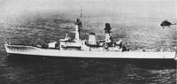 HNLMS Isaac Sweers (F814) circa 1969