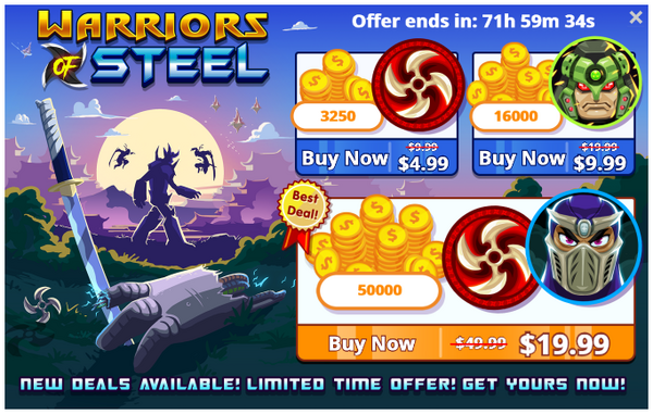 Warriors-of-steel-offer