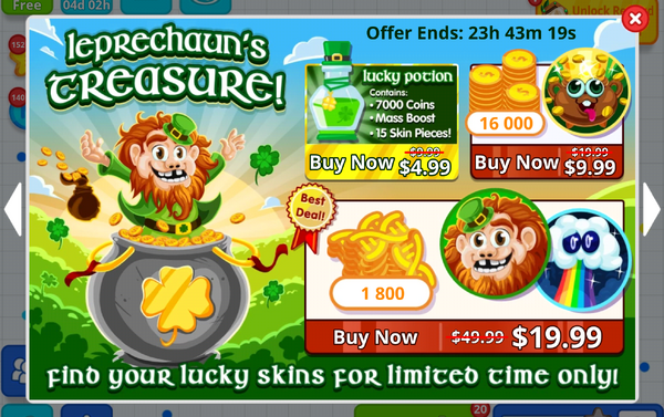Leprechaun's Treasure! Offer