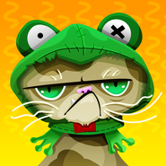 Grumpy Frog - Full Size