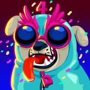 Neon Dog - Full Size