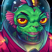 Cosmic Swimmer - Full Size